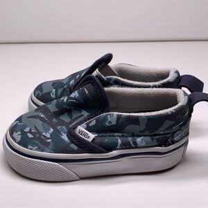 Vans Toddler Slip on shoe Shark Size US 4 UK 3.5 EU 19